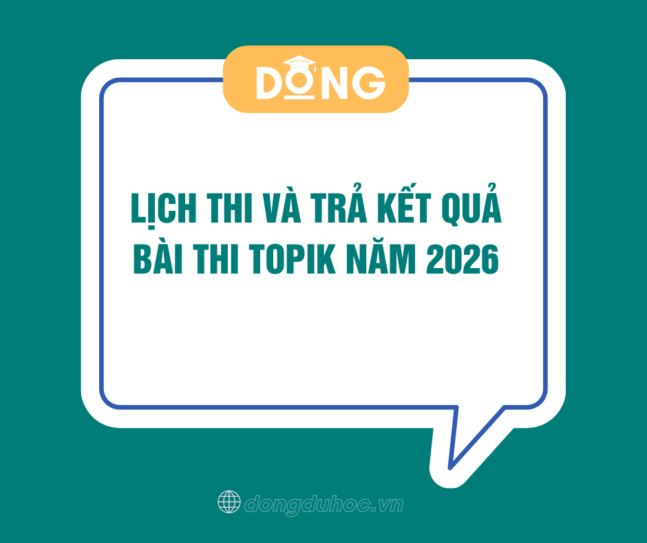 Lịch thi TOPIK năm 2026